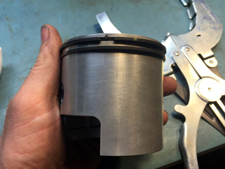 Piston with Rings